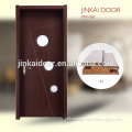 New design wooden composite interior door with glass